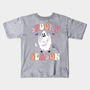 Spooky Season Ghost Boo Kids T-Shirt